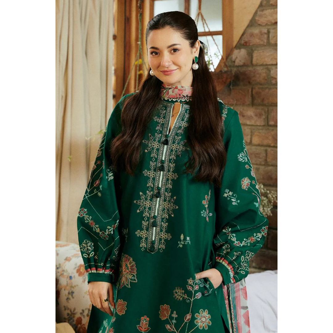 3 Piece – Unstitched Premium Lawn-VTXANF100
