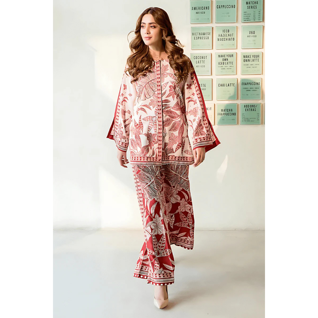 3 Piece – Unstitched Silk Suit – VTXANF45