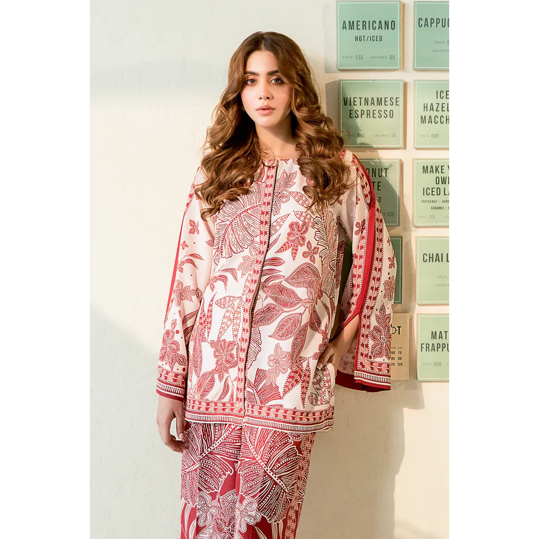 3 Piece – Unstitched Silk Suit – VTXANF45