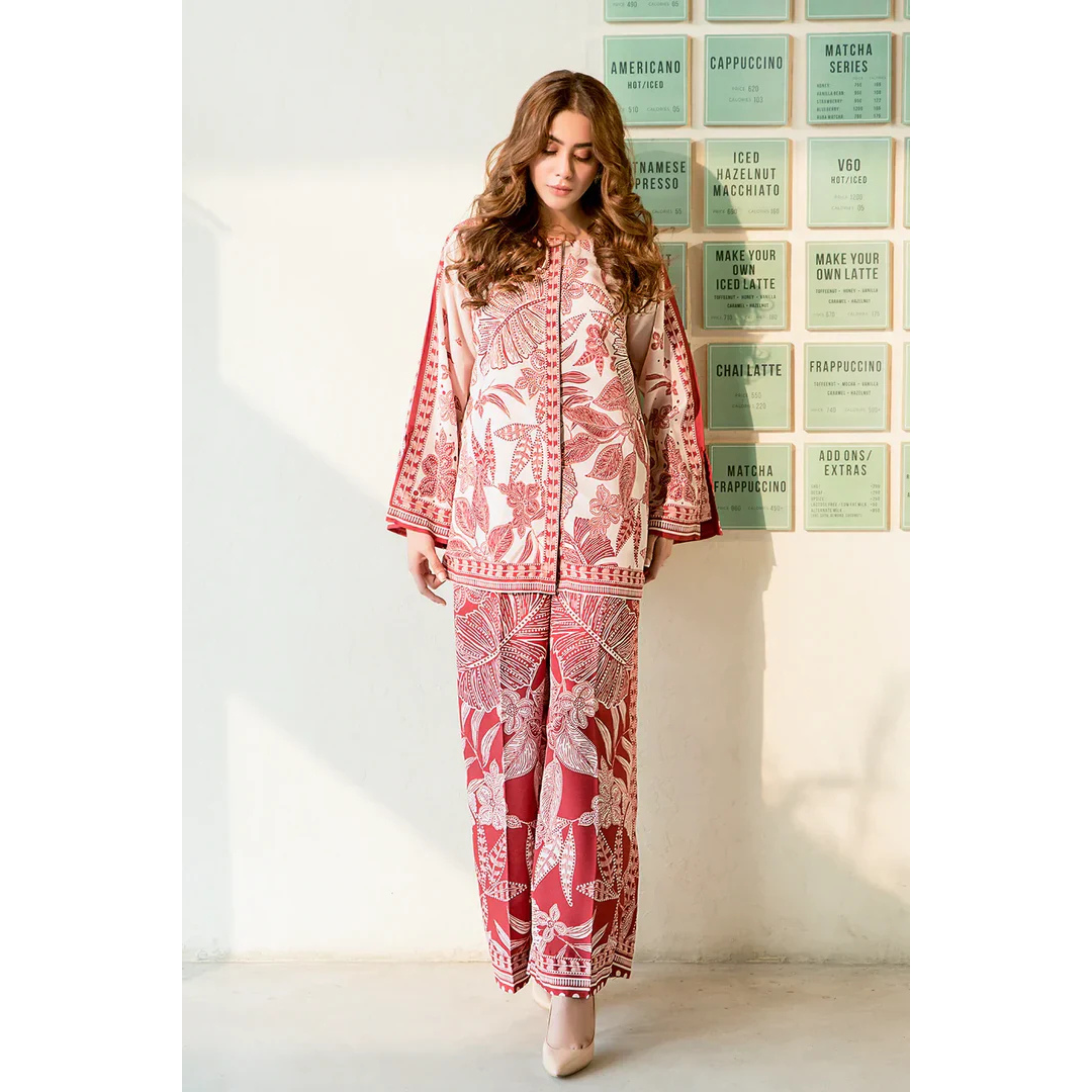 3 Piece – Unstitched Silk Suit – VTXANF45