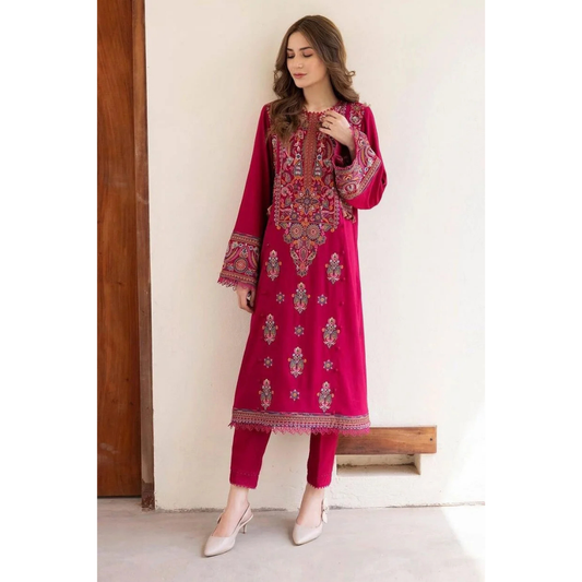 2 Piece – Unstitched Premium Lawn Embroidered- S6XANF160