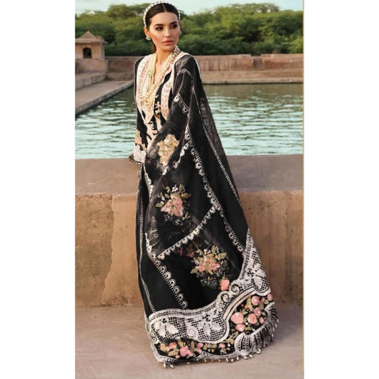 3 Piece – Unstitched Premium Lawn- ROSXANF19