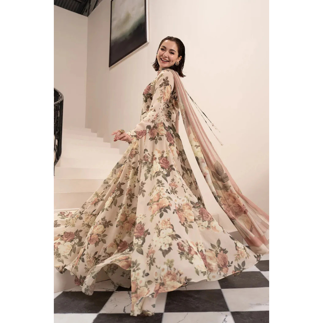 3 Piece – Unstitched Silk Suit – VTXANF50