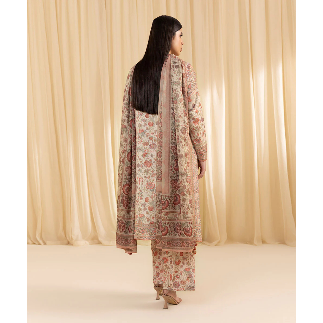 3 Piece – Unstitched Silk Suit – VTXANF48
