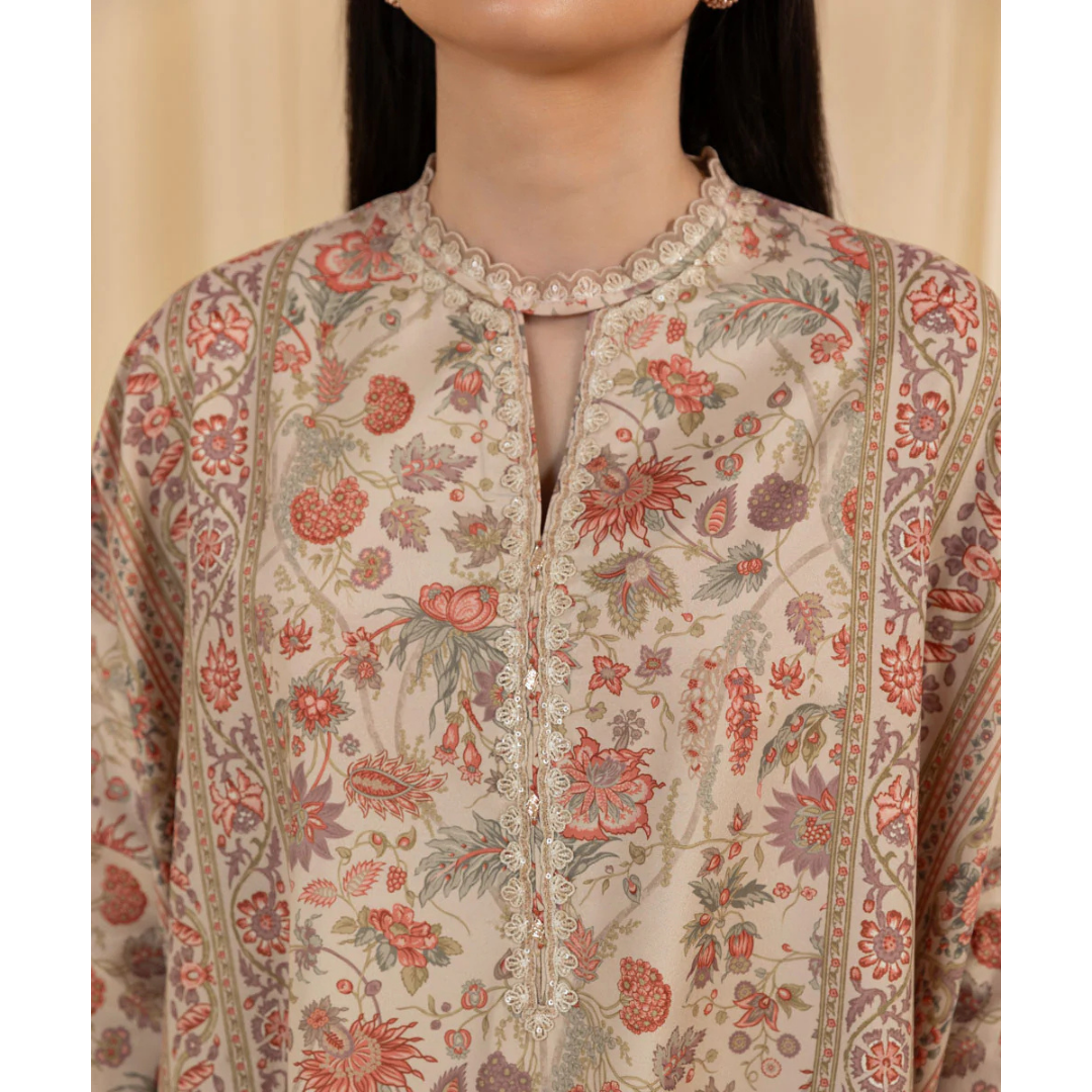 3 Piece – Unstitched Silk Suit – VTXANF48