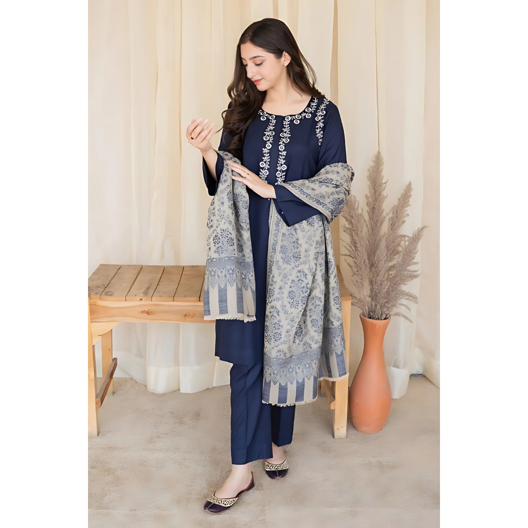 3 Piece – Unstitched Premium Lawn-AHXANF6