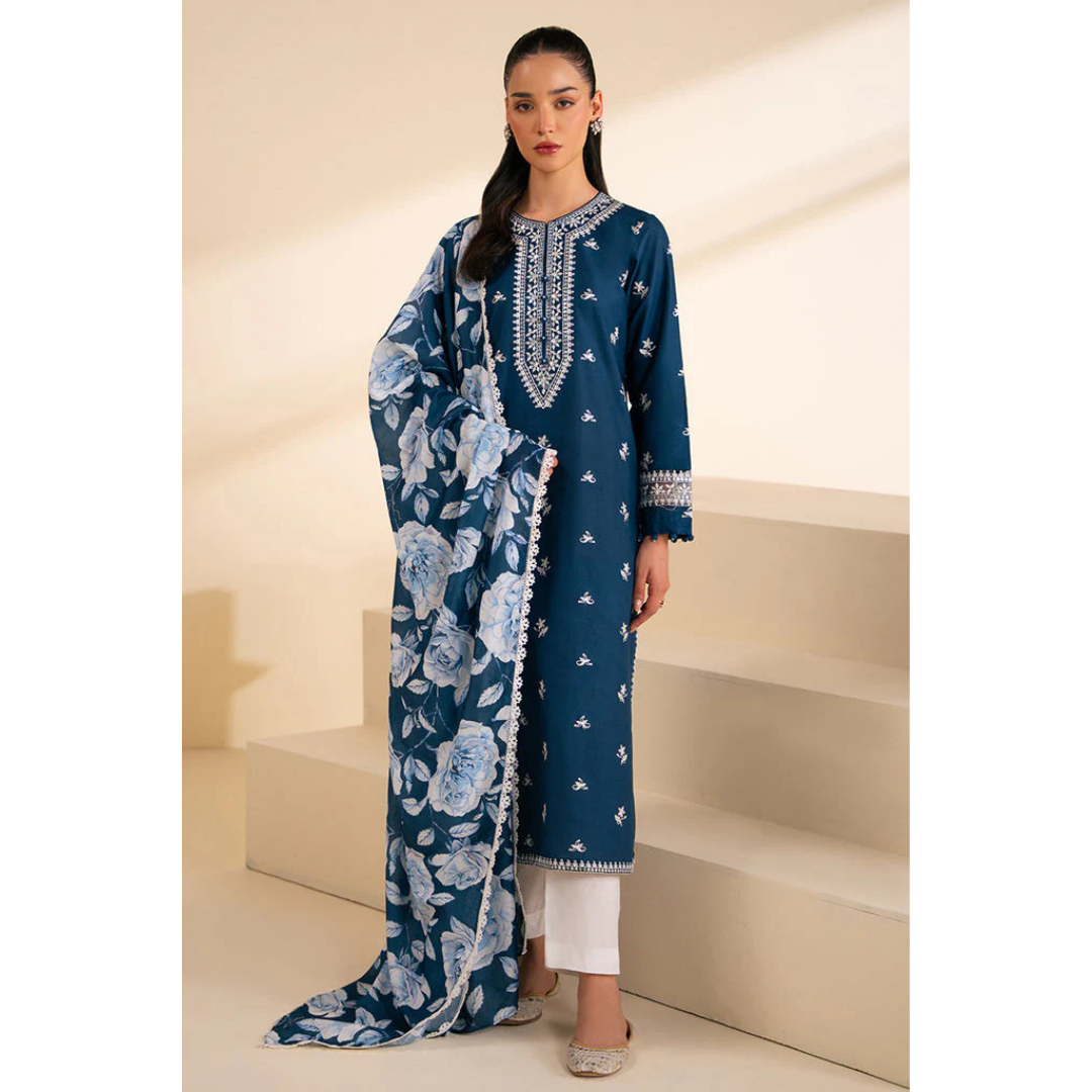 3 Piece – Unstitched Premium Lawn-VTXANF49