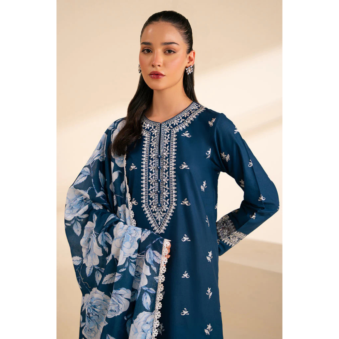 3 Piece – Unstitched Premium Lawn-VTXANF49