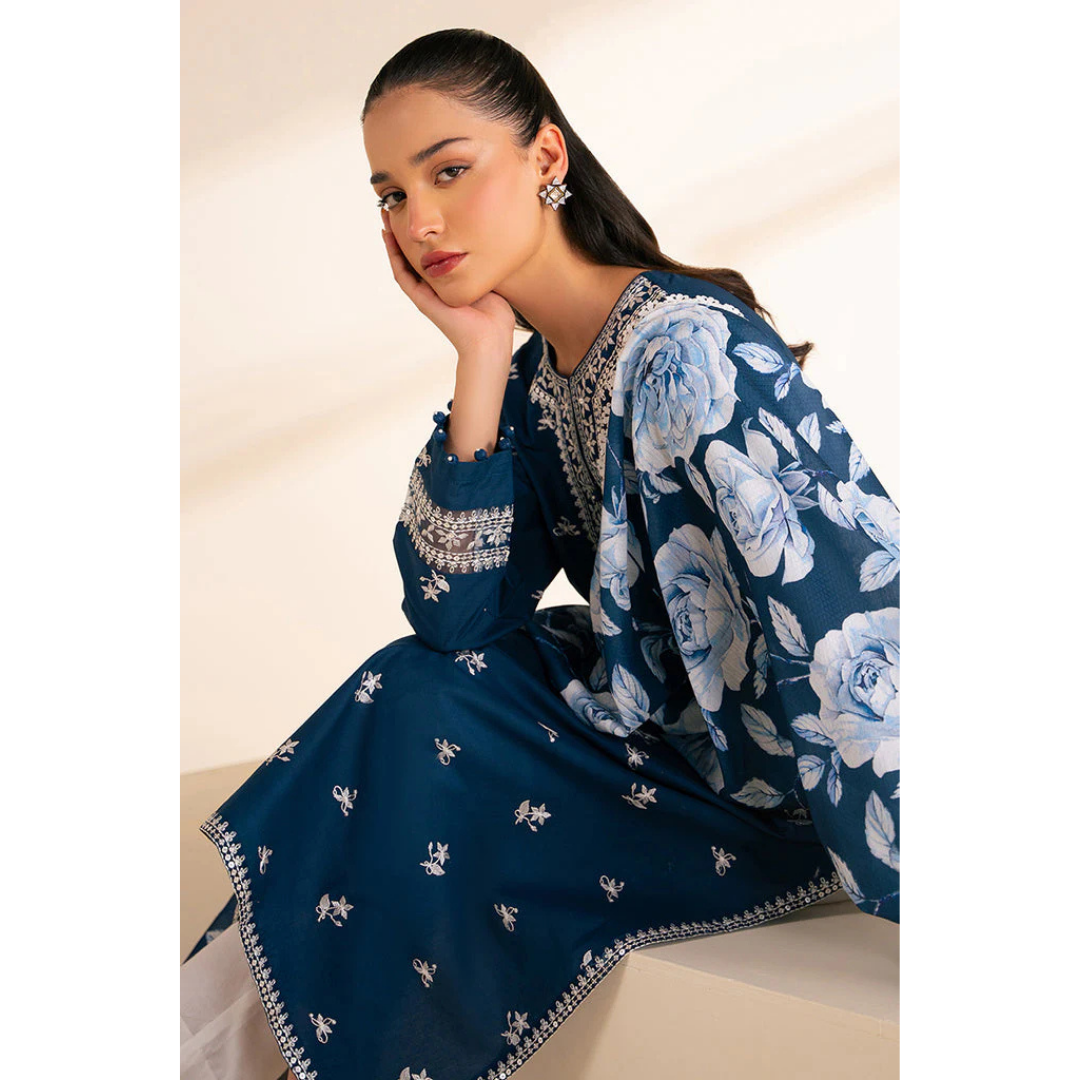 3 Piece – Unstitched Premium Lawn-VTXANF49