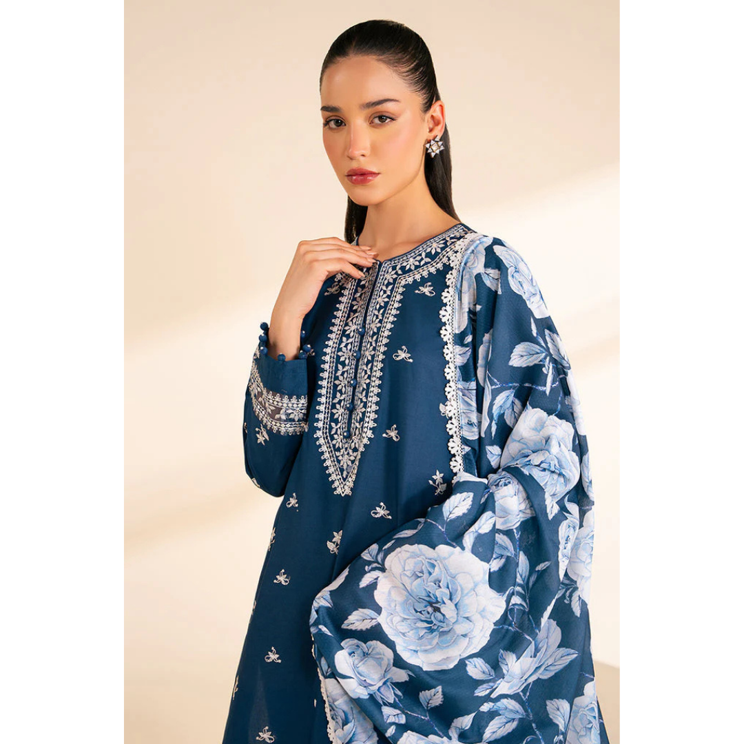 3 Piece – Unstitched Premium Lawn-VTXANF49