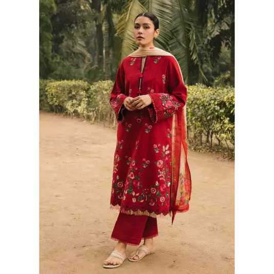 3 Piece – Unstitched Premium Lawn-VTXANF34