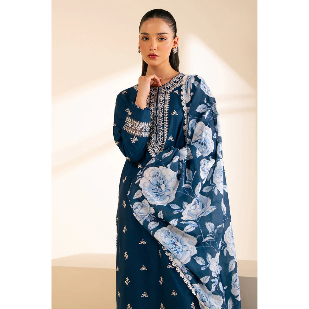 3 Piece – Unstitched Premium Lawn-VTXANF49
