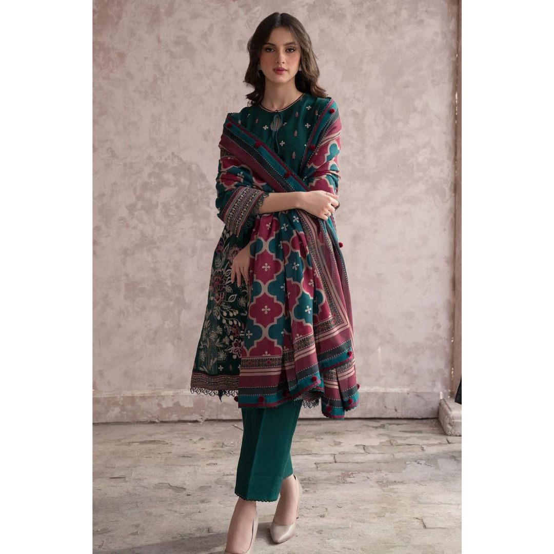 3 Piece – Unstitched Premium Lawn-VTXANF36