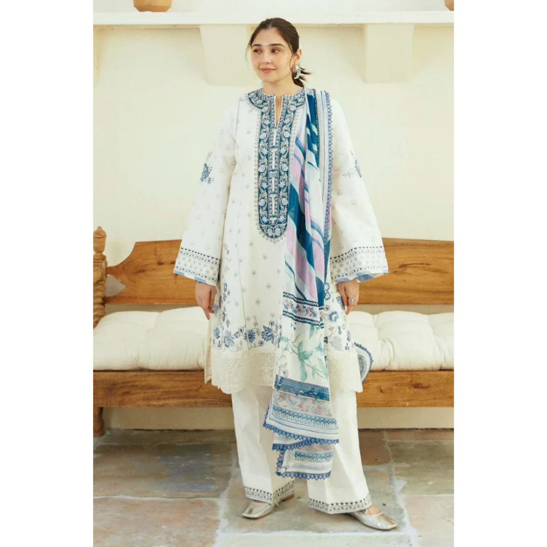 3 Piece – Unstitched Premium Lawn-VTXANF1