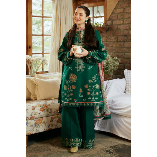 3 Piece – Unstitched Premium Lawn-VTXANF100