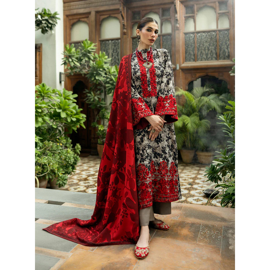 3 Piece – Unstitched Premium Lawn -S6XANF147