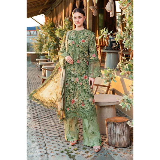 3 Piece – Unstitched Premium Lawn- ROSXANF27