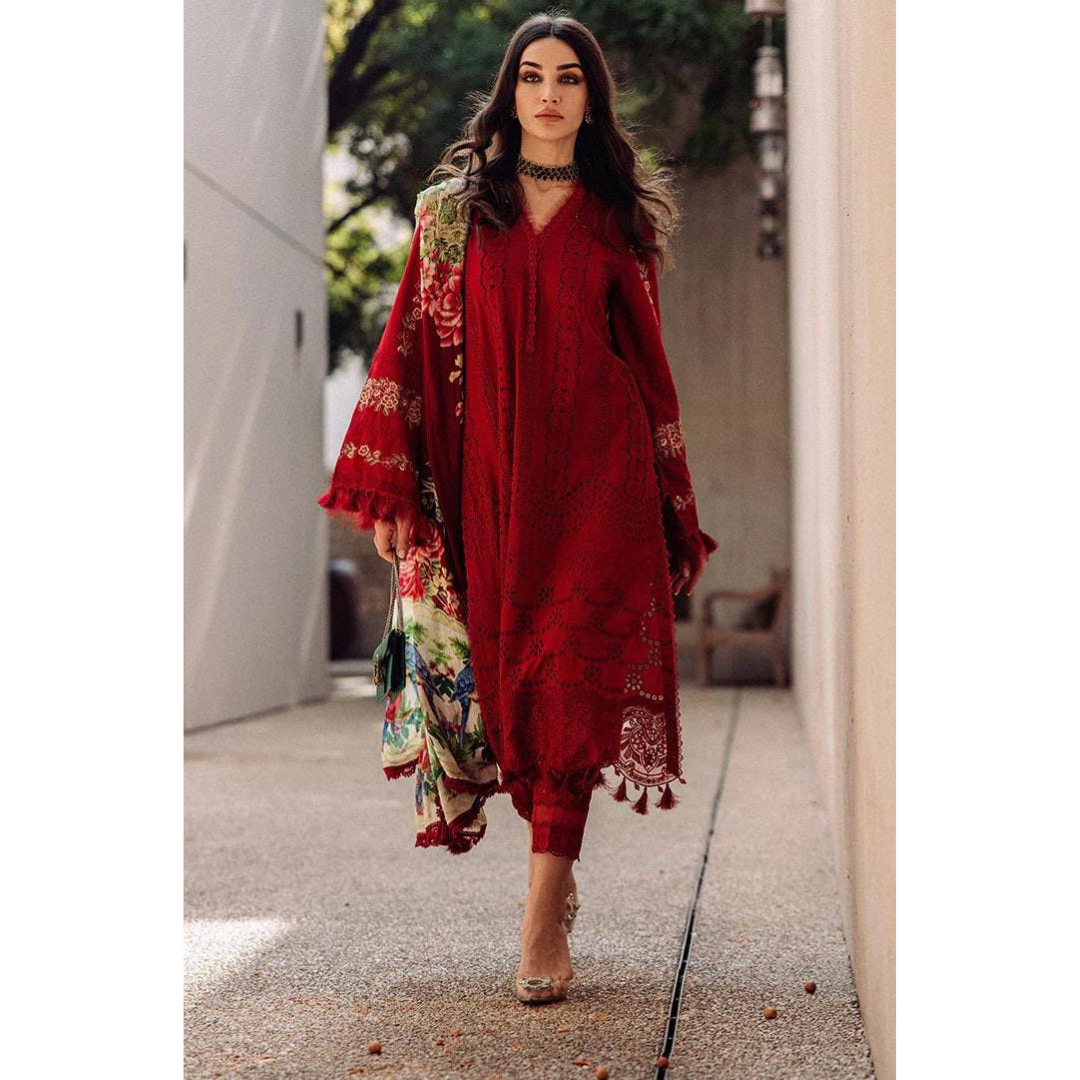3 Piece – Unstitched Premium Lawn -MSXANF37