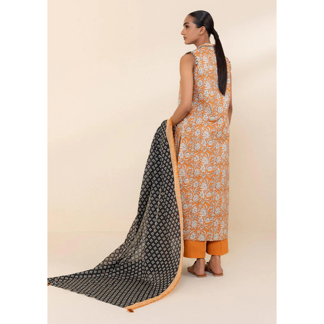 3 Piece – Unstitched Premium Lawn-VTXANF4