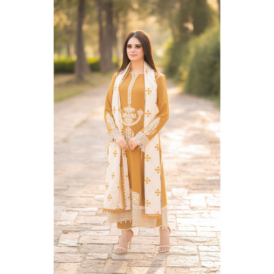 3 Piece – Unstitched Premium Lawn-VTXANF115