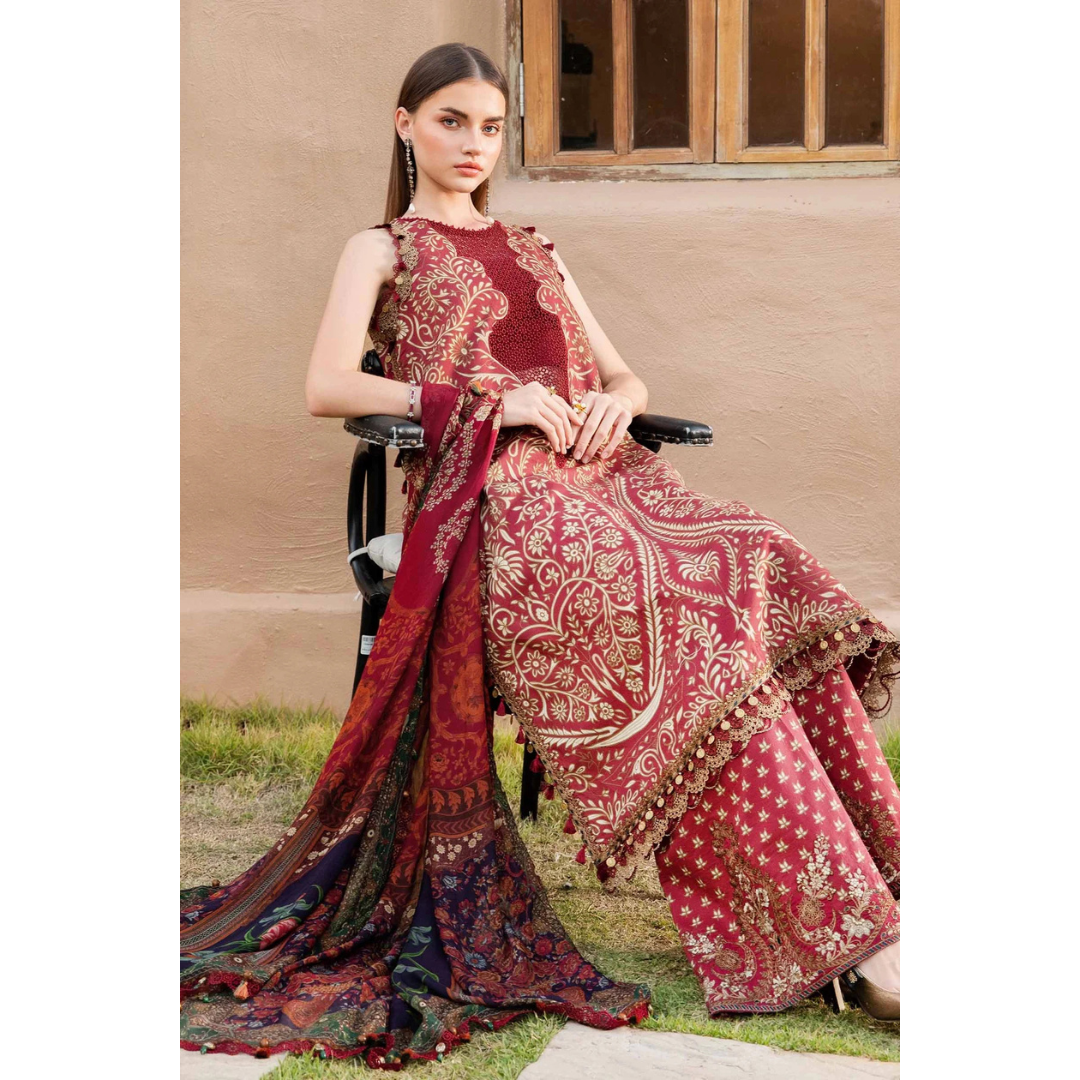 3 Piece – Unstitched Premium Lawn-VTXANF72