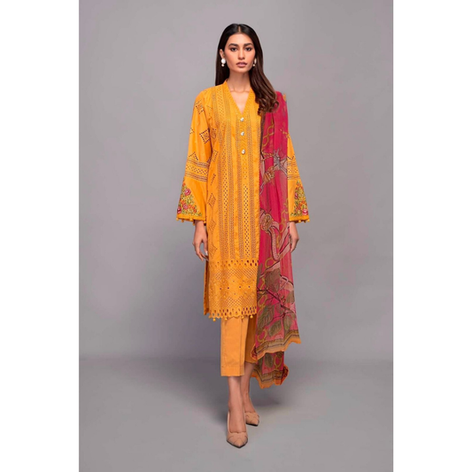 3 Piece – Unstitched Premium Chicken Kari - S6XANF168