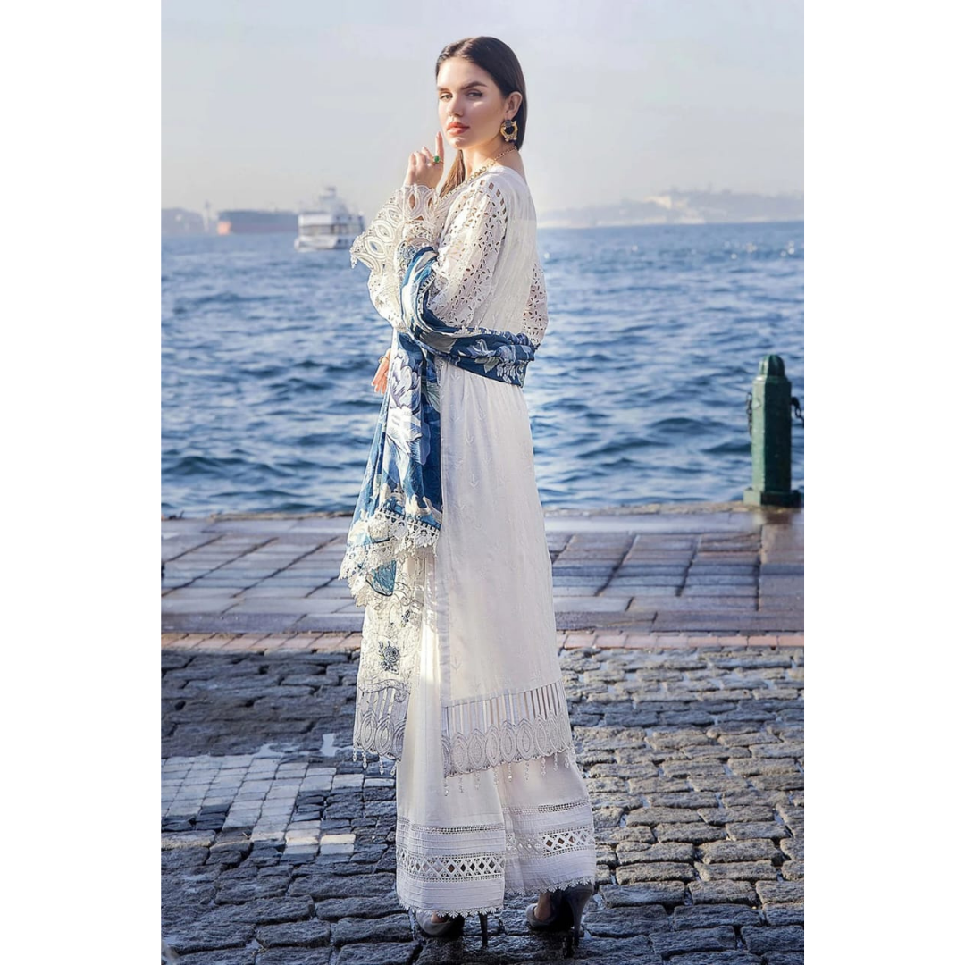 3 Piece – Unstitched Premium Lawn-MSXANF13