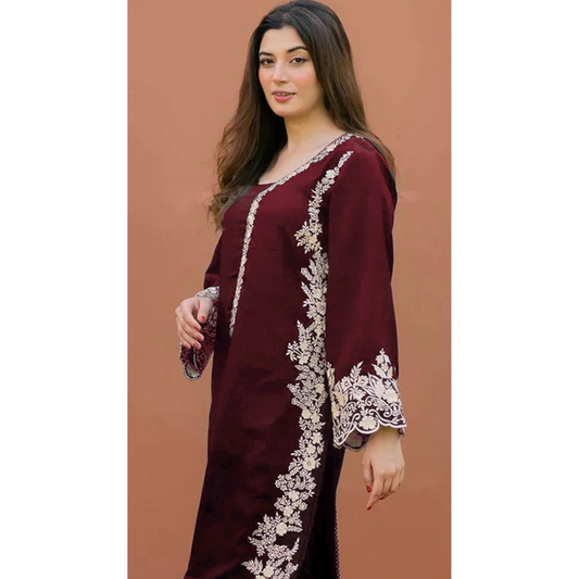 2 Piece – Unstitched Premium Lawn-VTXANF102