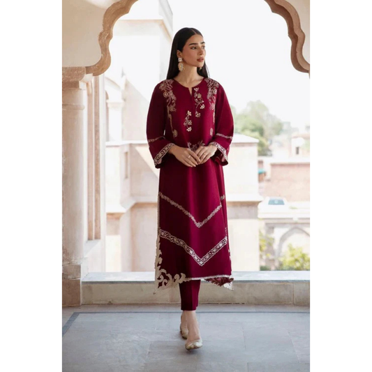 2 Piece – Unstitched Premium Lawn Embroidered- MSXANF146
