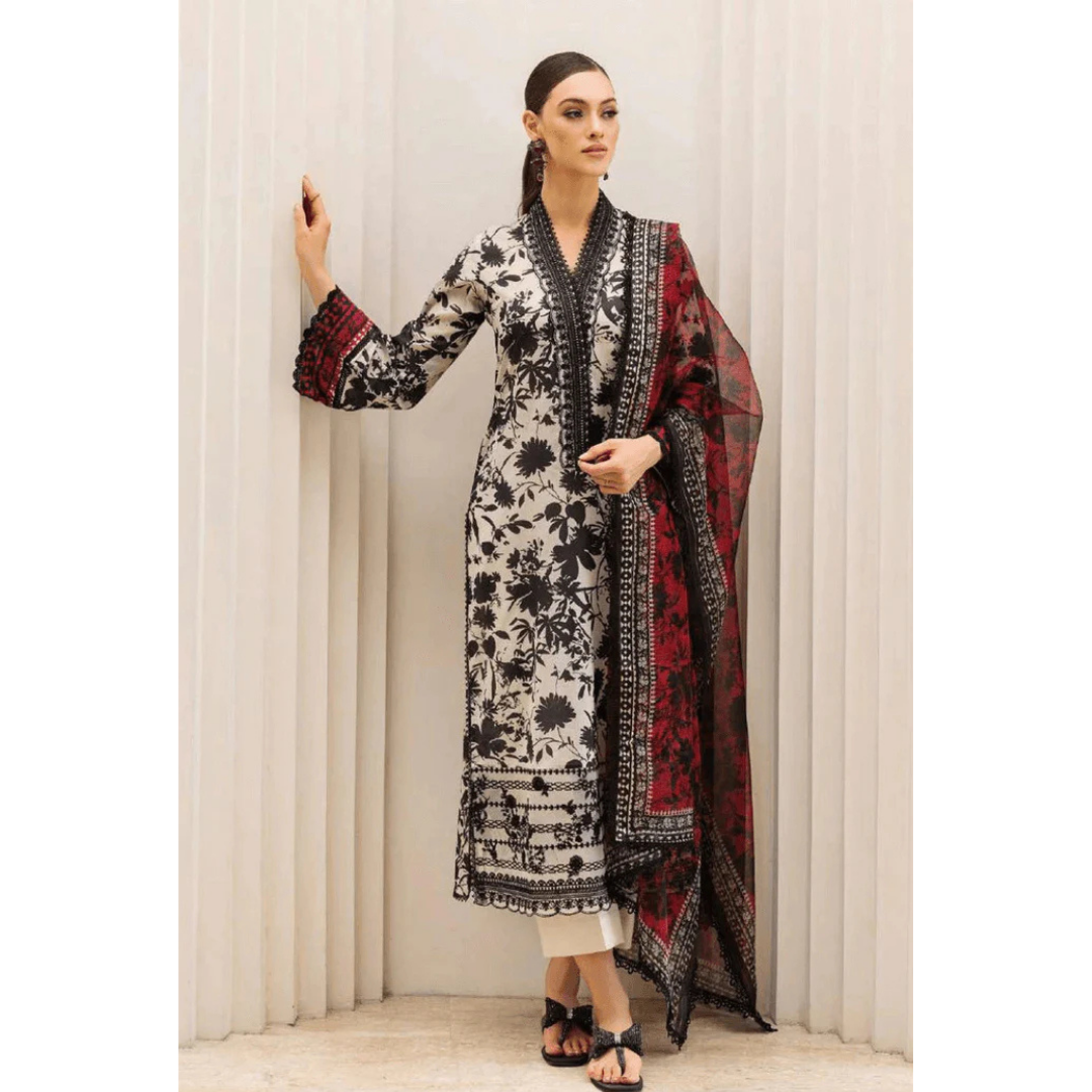 3 Piece – Unstitched Premium Lawn-S6XANF59