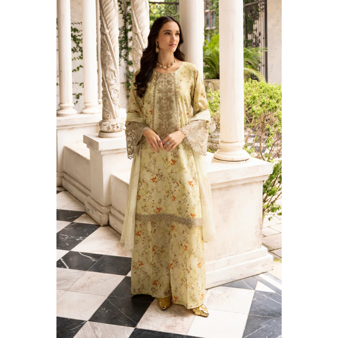 3 Piece – Unstitched Premium Lawn-VTXANF8
