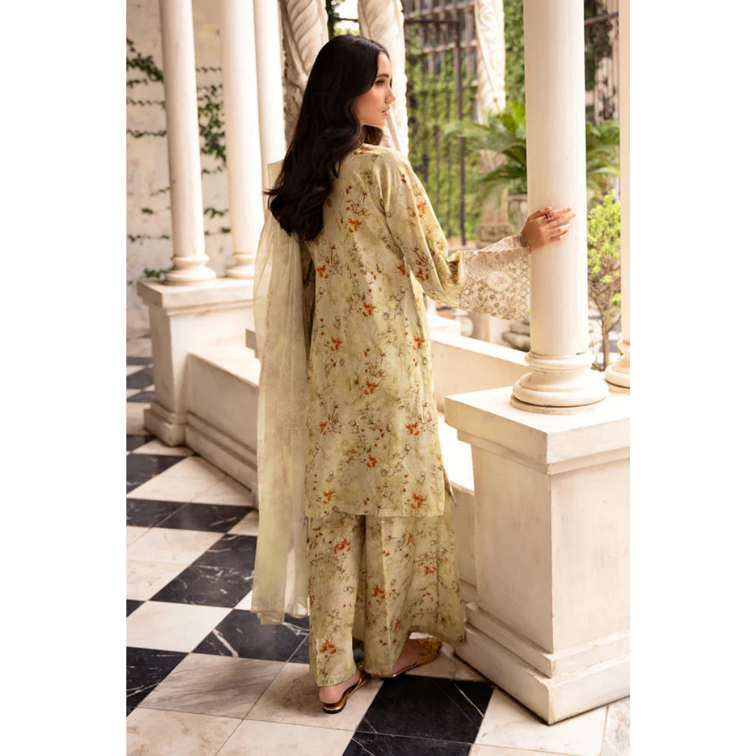 3 Piece – Unstitched Premium Lawn-VTXANF8