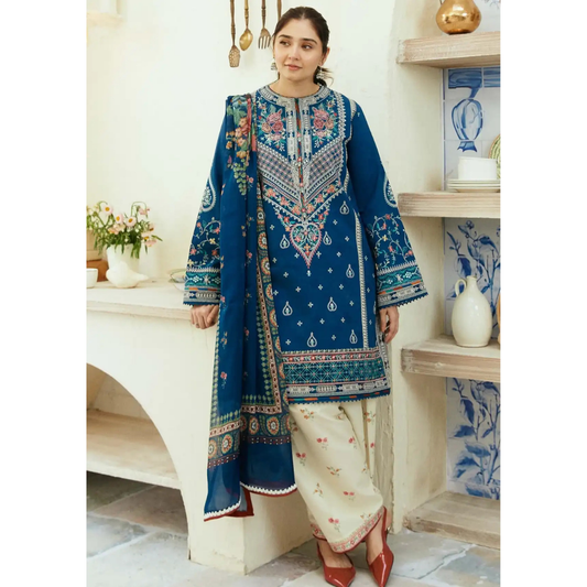 3 Piece – Unstitched Premium Lawn- ROSXANF31