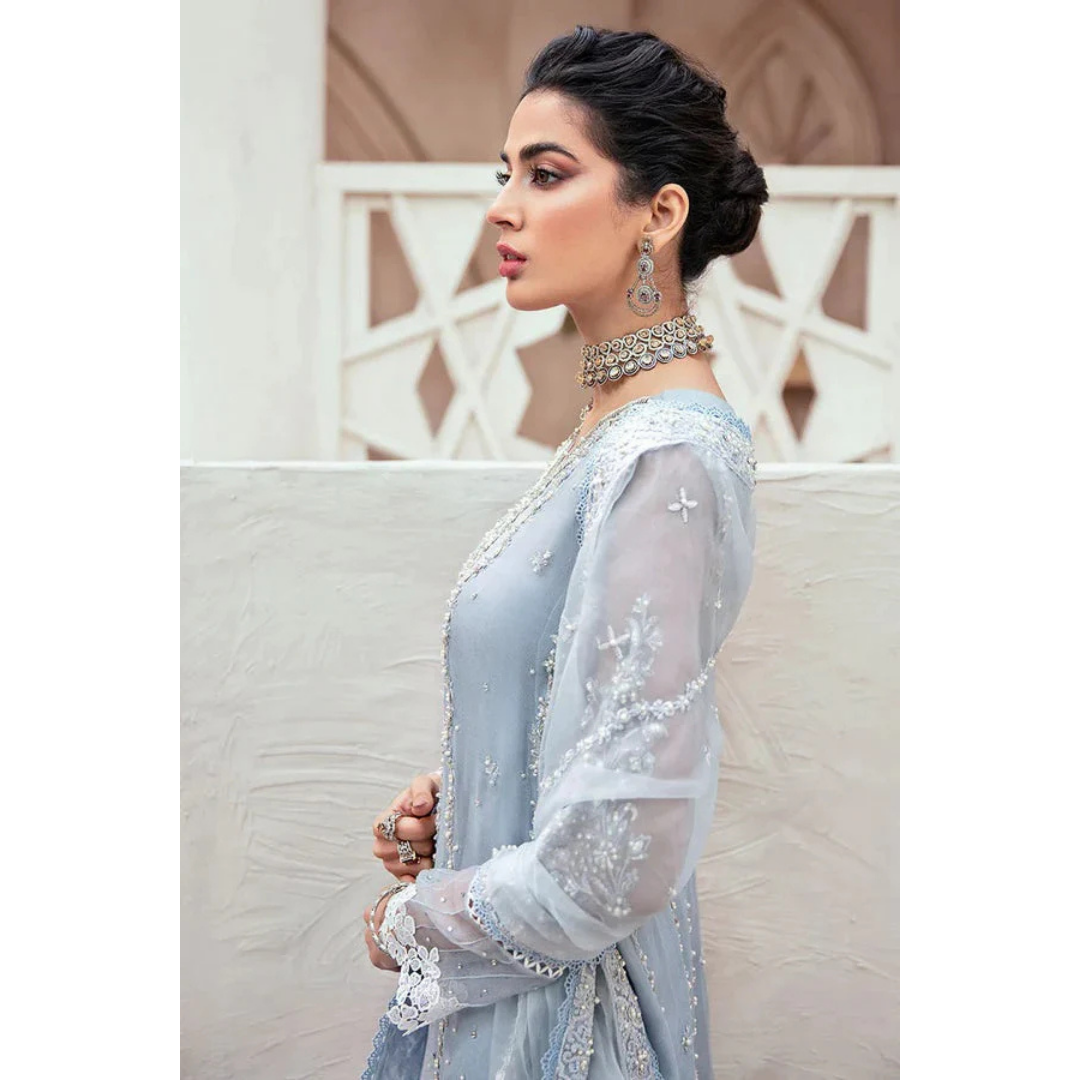 3 Piece- Adda Work Embroidered Suit-AHXANF2