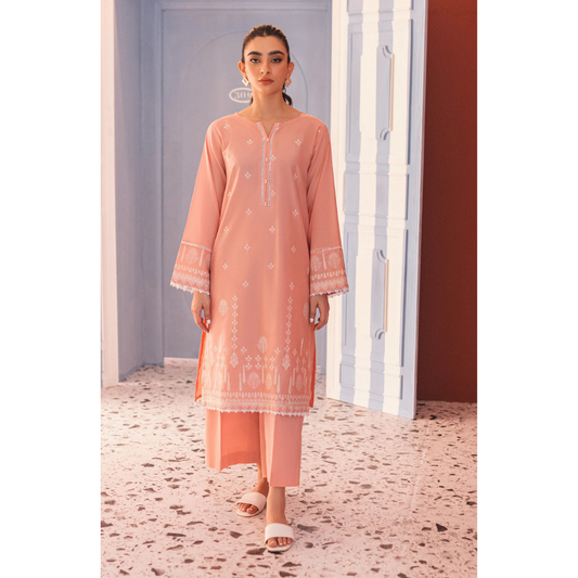 2 Piece – Unstitched Premium Lawn Embroidered- MSXANF144