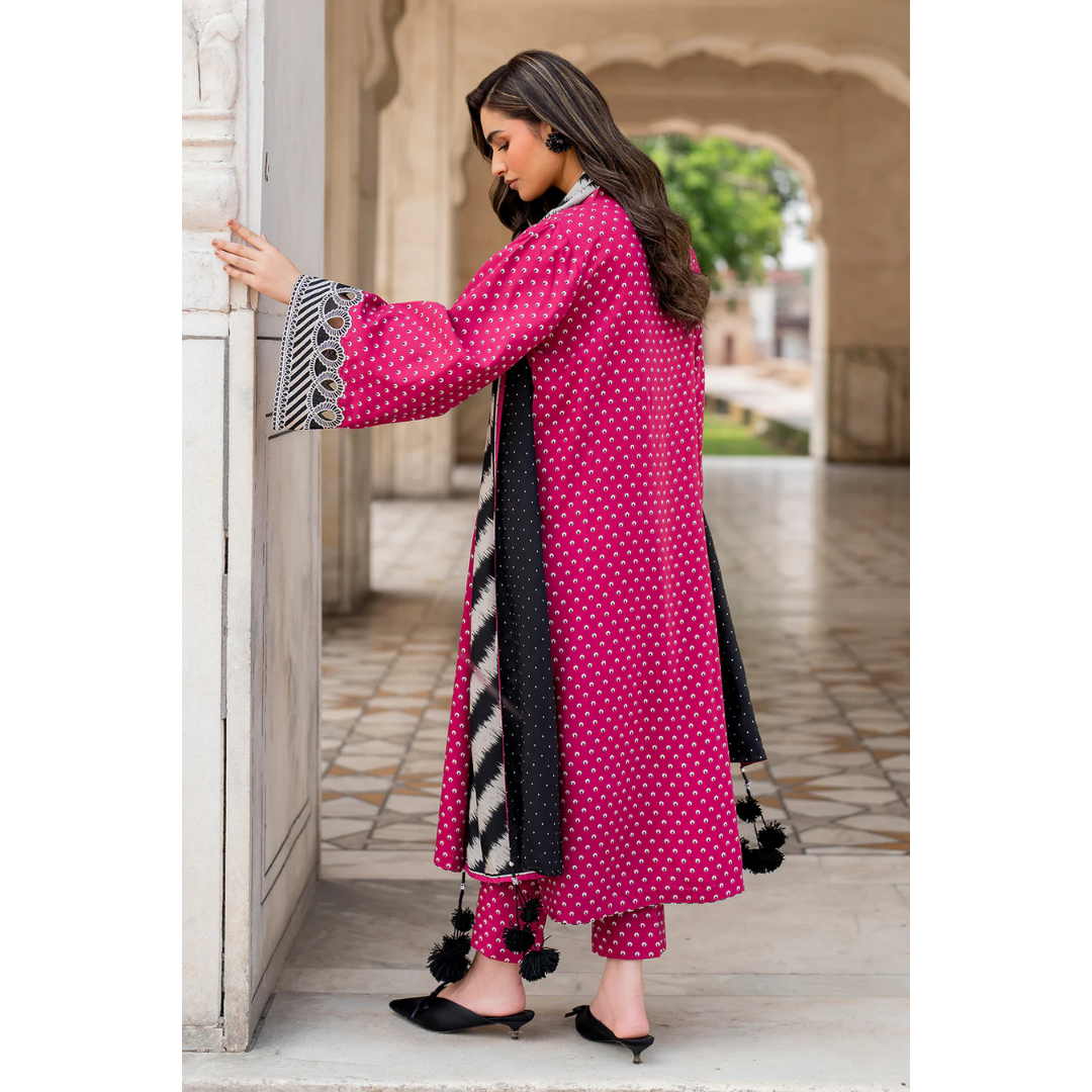3 Piece – Unstitched Silk Suit – VTXANF61