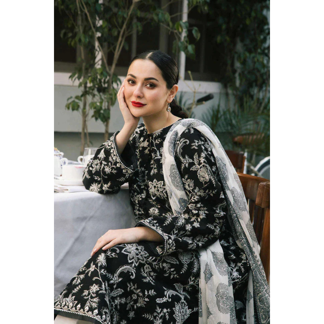 3 Piece – Unstitched Premium Lawn-VTXANF60
