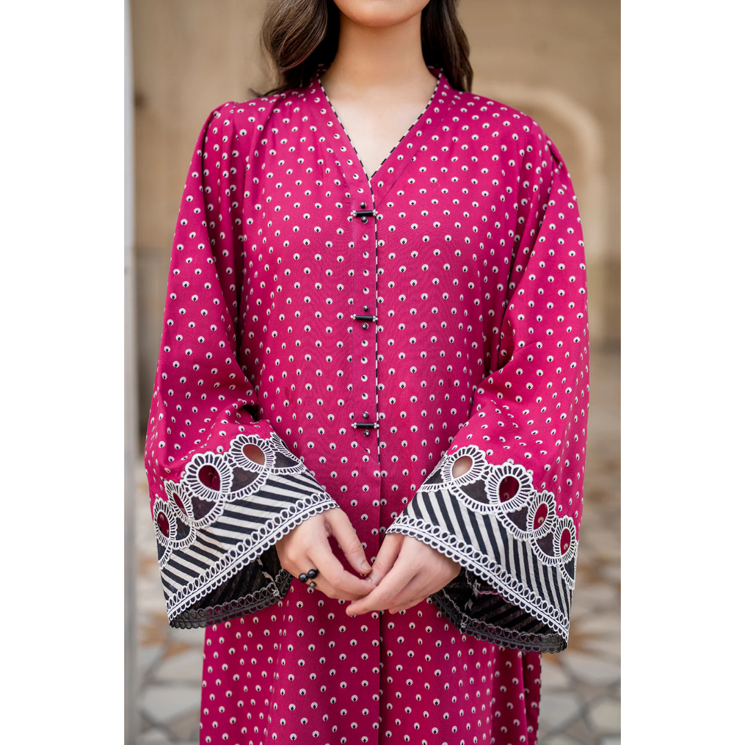 3 Piece – Unstitched Silk Suit – VTXANF61