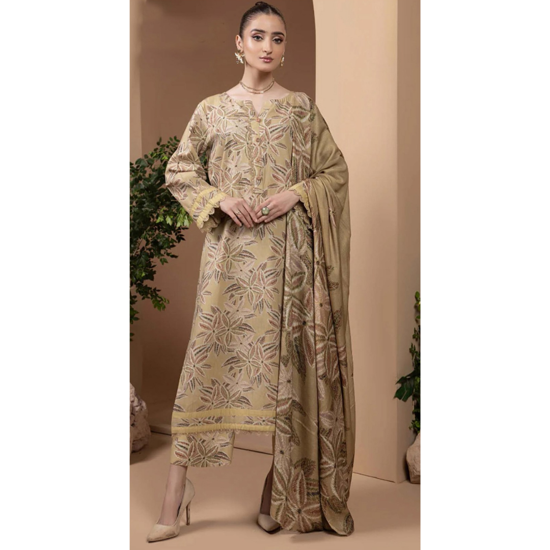3 Piece – Unstitched Premium Lawn-VTXANF16